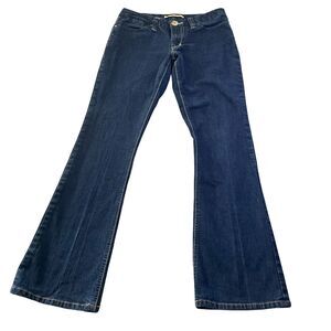 Sergio Valente Jeans Women's Size 8 Dark Wash Boot Cut Low Rise Cotton Blend